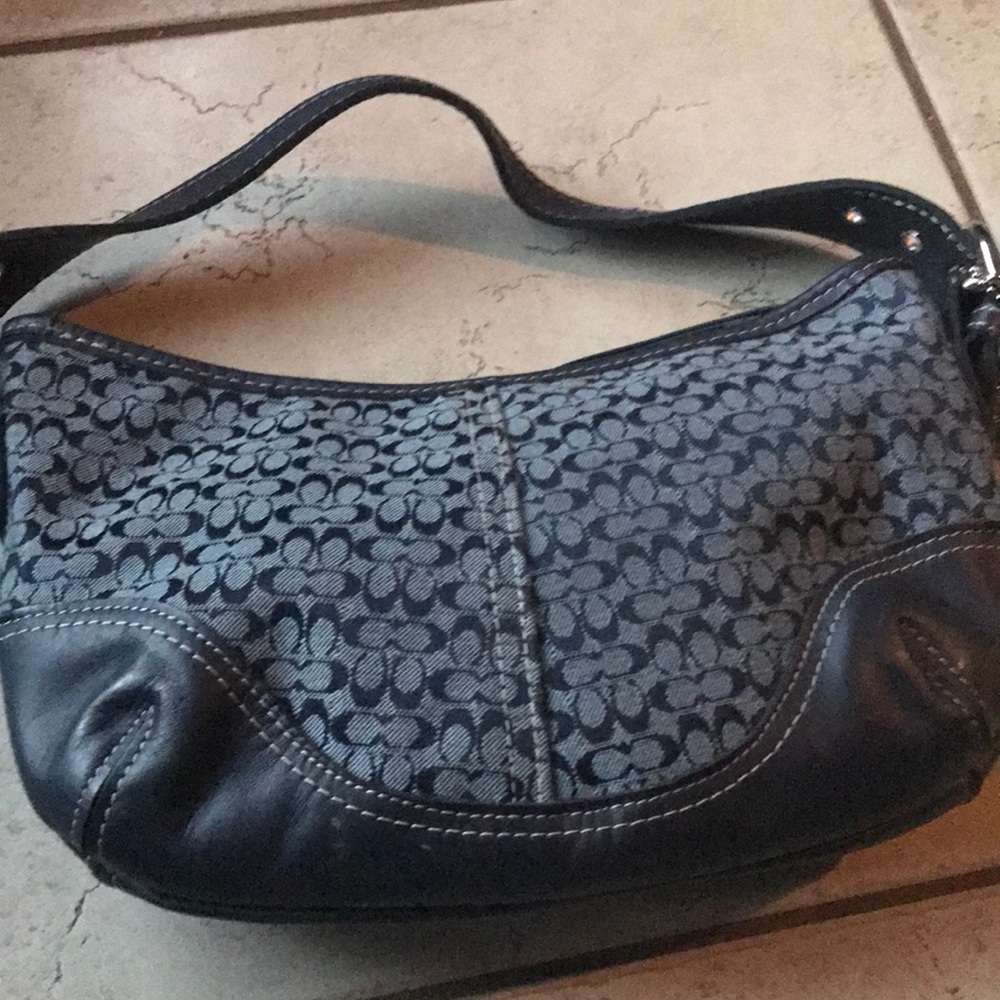 Vintage Blue Coach purse